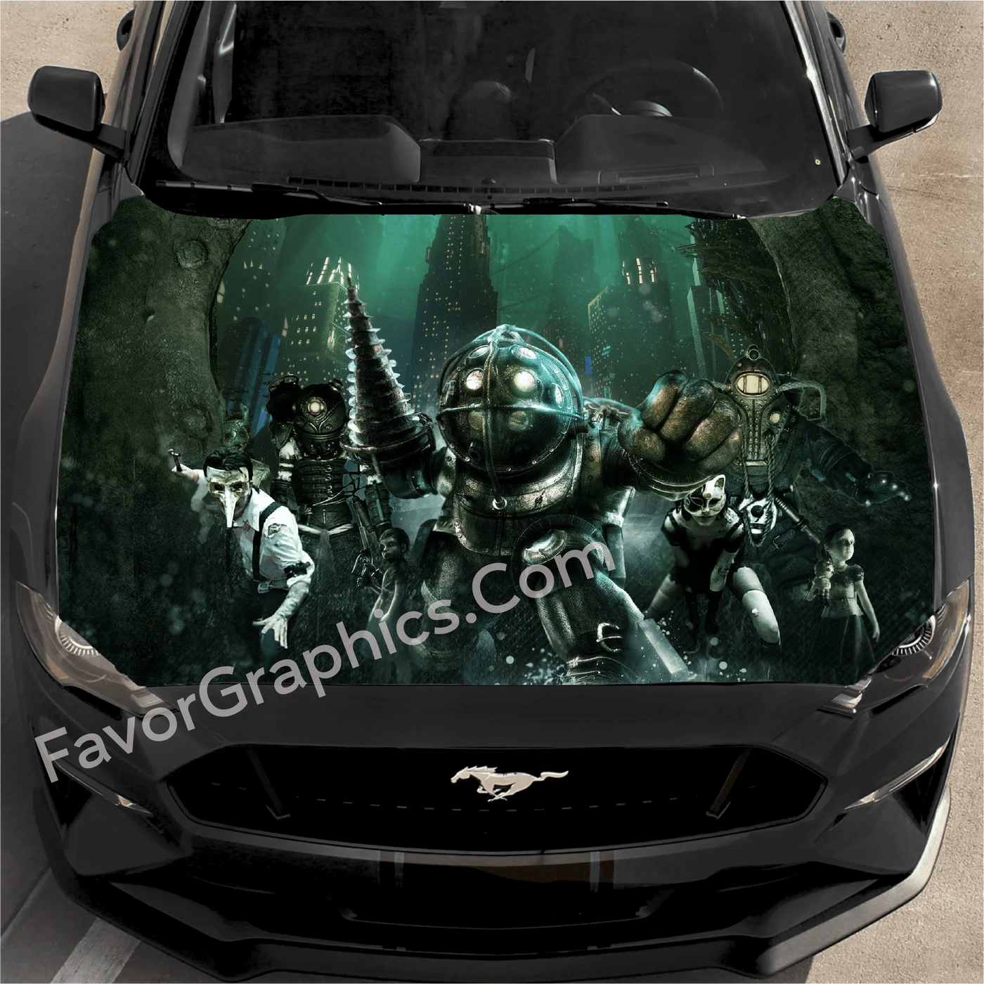 BioShock Car Decal Vinyl Hood Wrap High Quality Graphic – Favor Graphics