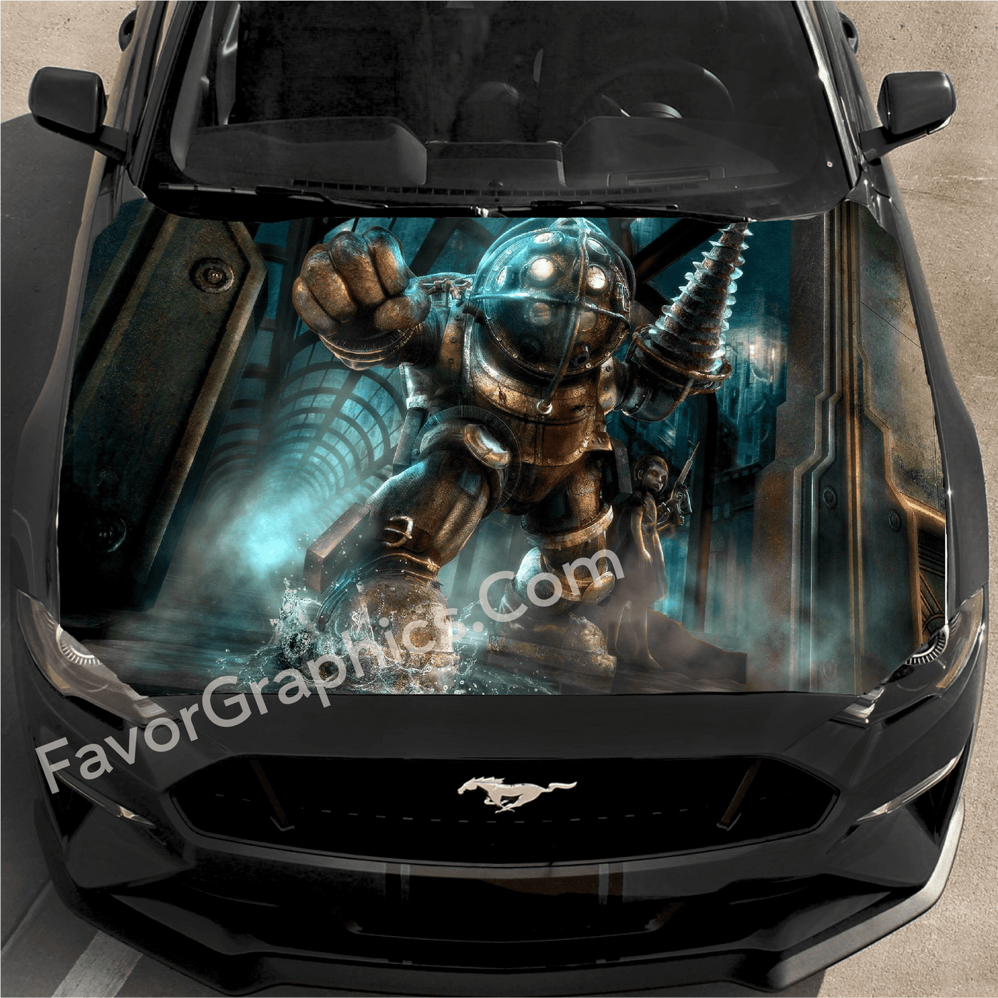 BioShock Car Decal Vinyl Hood Wrap High Quality Graphic