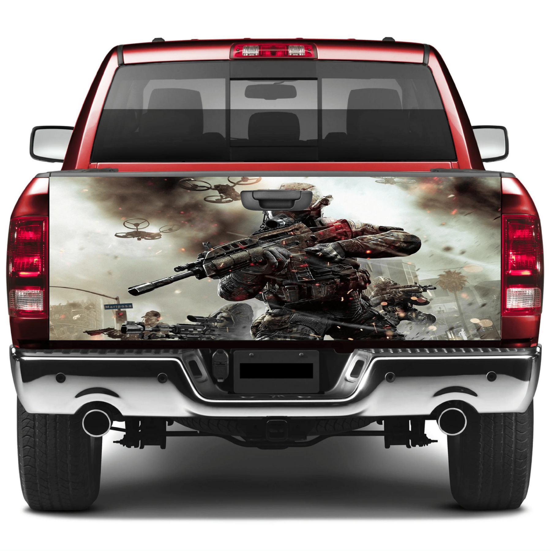 Cod Gun Wraps Tailgate Wraps For Trucks Wrap Vinyl Car Decals Call of Duty- Black Op ...