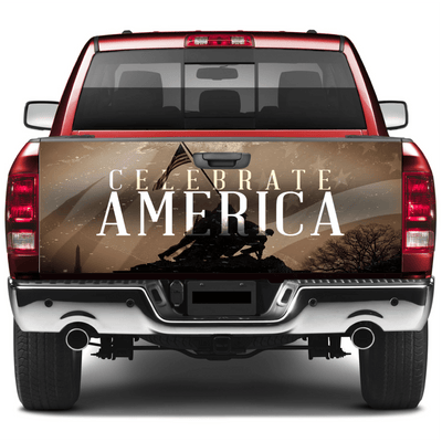 Tailgate Wraps For Trucks Wrap Vinyl Car Decals Celebrate America SUV Car Sticker
