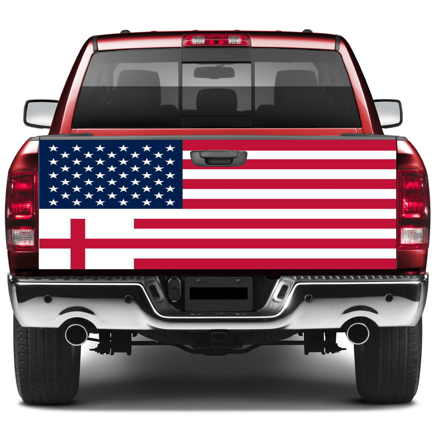 Tailgate Wraps For Trucks Wrap Vinyl Car Decals Cross American SUV Car Sticker