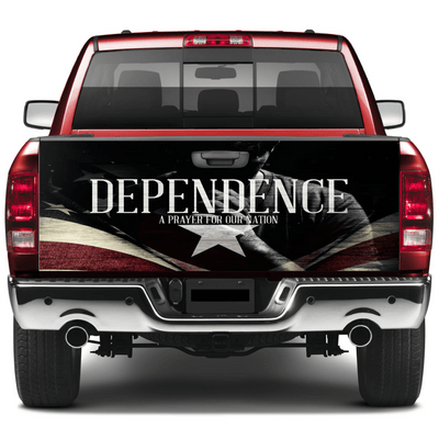 Tailgate Wraps For Trucks Wrap Vinyl Car Decals Dependence (A Prayer For Our Nation) SUV Car Sticker