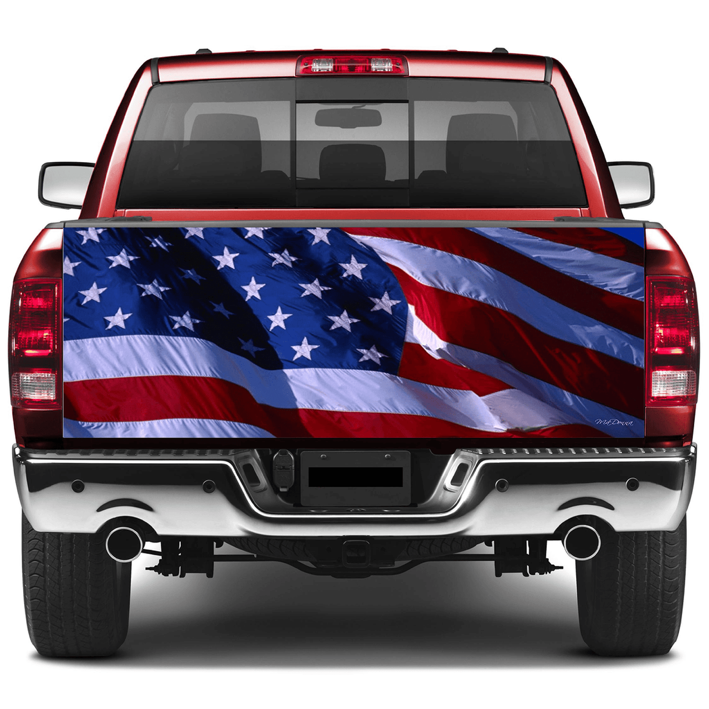 Tailgate Wraps For Trucks Wrap Vinyl Car Decals Flying Proud SUV Car Sticker