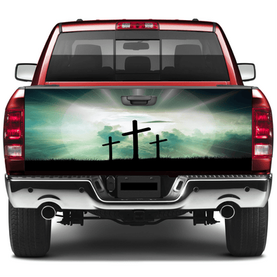Tailgate Wraps For Trucks Wrap Vinyl Car Decals God Jesus Christian SUV Car Sticker
