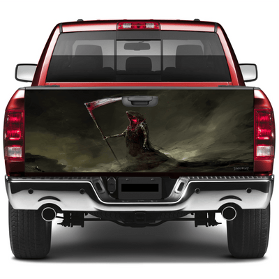 Tailgate Wraps For Trucks Wrap Vinyl Car Decals Grim Reaper SUV Car Sticker