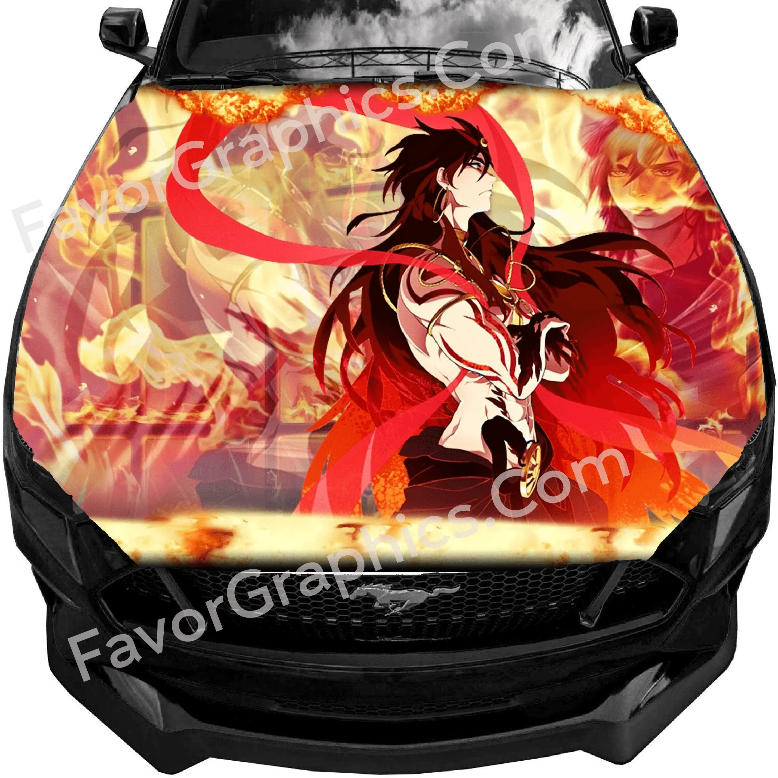 Magi- Adventure Of Sinbad Car Decal Vinyl Hood Wrap – Favor Graphics