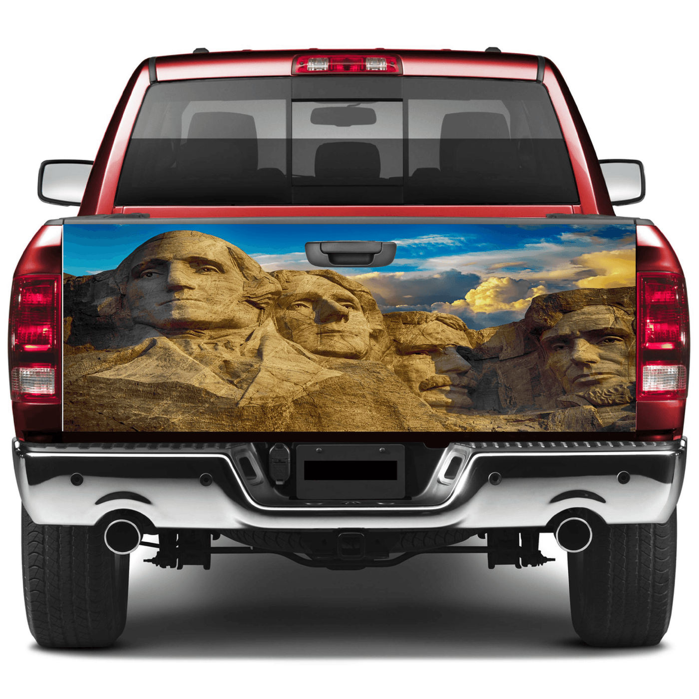 Tailgate Wraps For Trucks Wrap Vinyl Car Decals Mount Rushmore SUV Car Sticker
