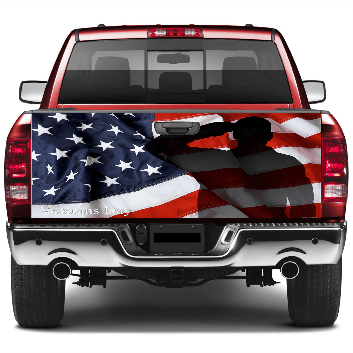 Tailgate Wraps For Trucks Wrap Vinyl Car Decals Proud United States Veteran SUV Car Sticker