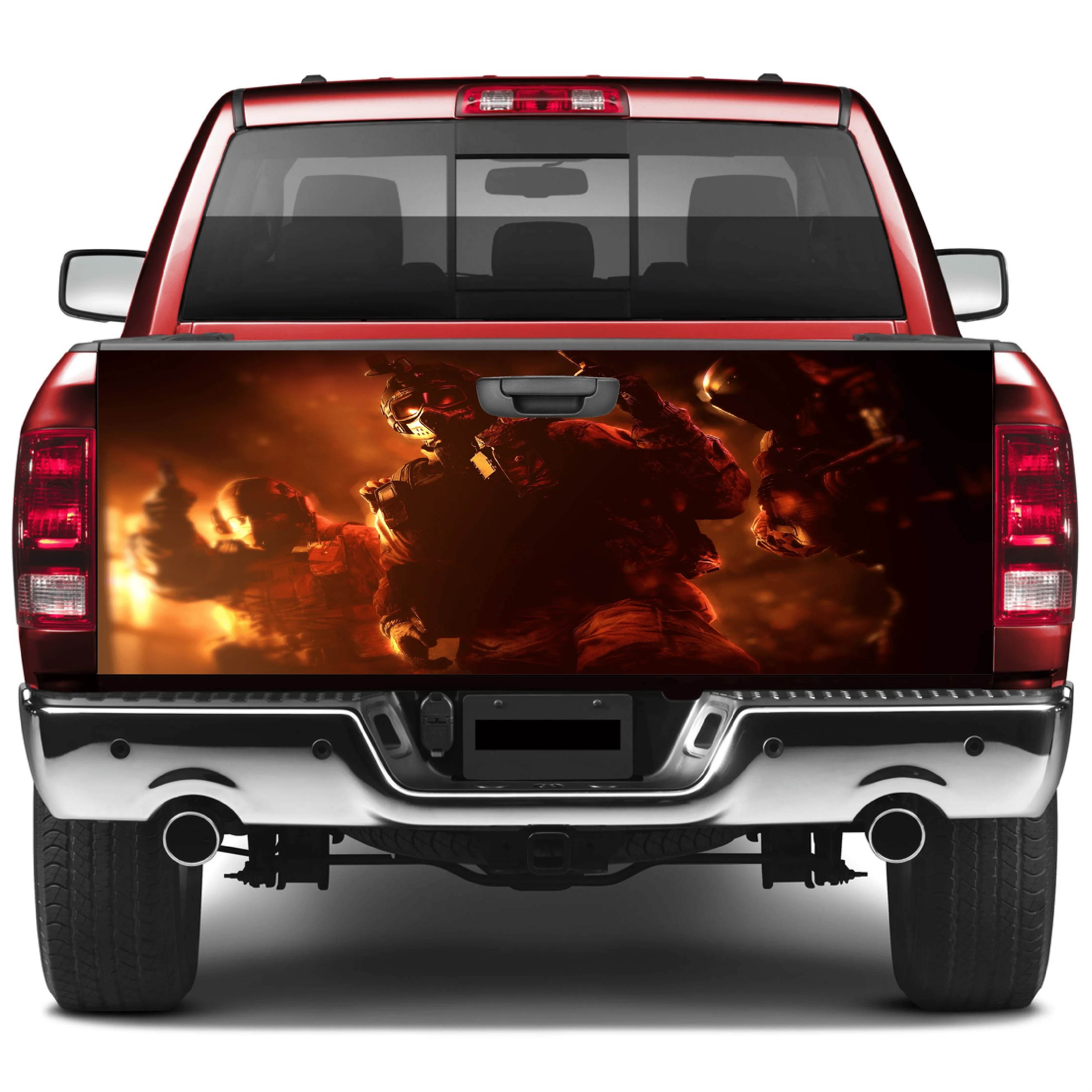 Tailgate Wraps For Trucks Wrap Vinyl Car Decals Rainbow Six- Siege, SW ...