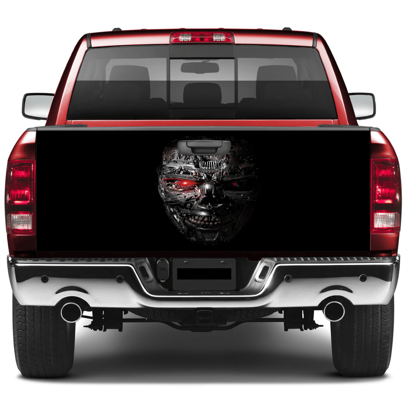 Tailgate Wraps For Trucks Wrap Vinyl Car Decals Skull, Terminator SUV Car Sticker