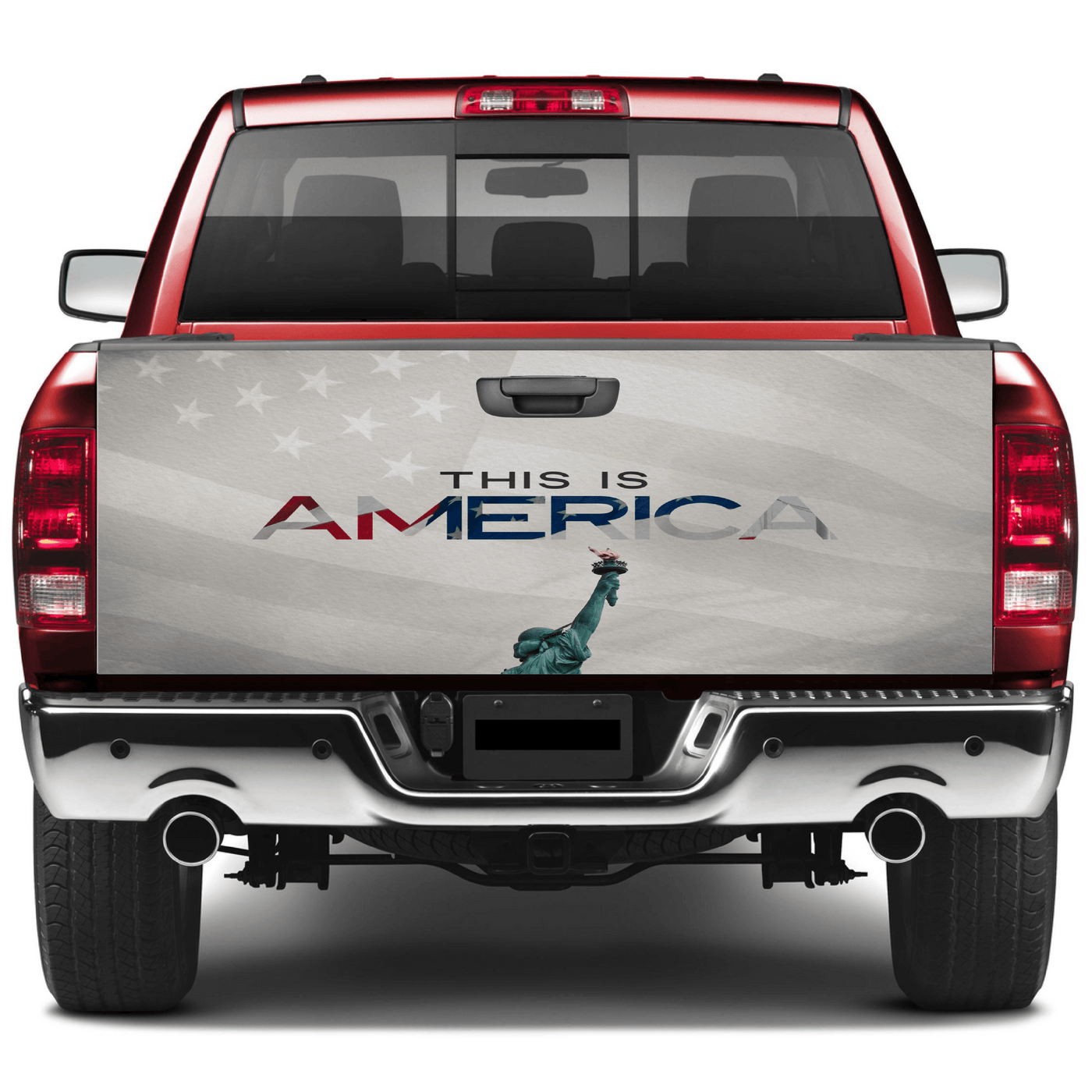 Tailgate Wraps For Trucks Wrap Vinyl Car Decals This Is America SUV Car Sticker