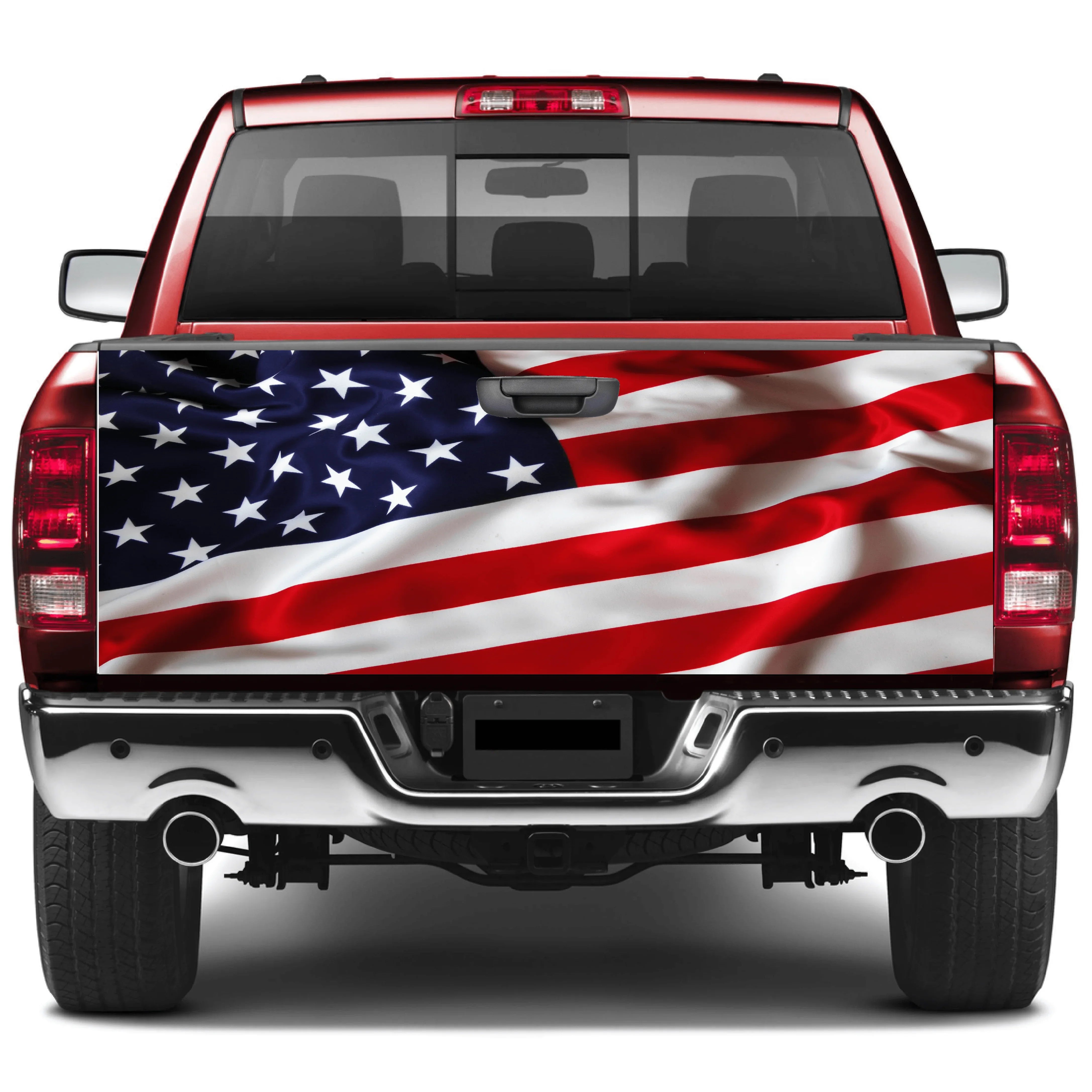 American Flag Tailgate Wrap USA Wraps For Trucks Wrap Vinyl Car Decals ...
