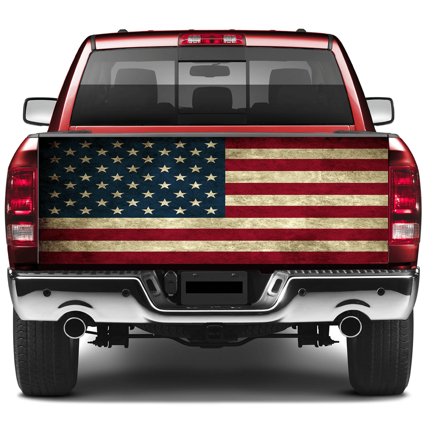 American Flag Tailgate Wrap USA vintage , Wraps For Trucks Wrap Vinyl Car Decals SUV Sticker