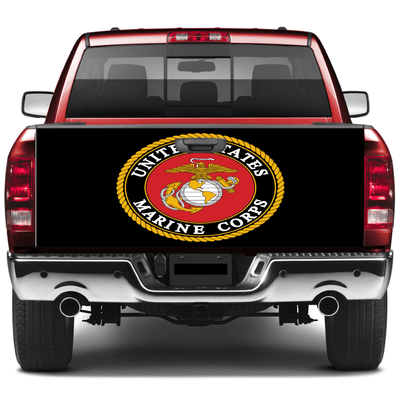 Tailgate Wraps For Trucks Wrap Vinyl Car Decals United State Marine Corps SUV Car Sticker