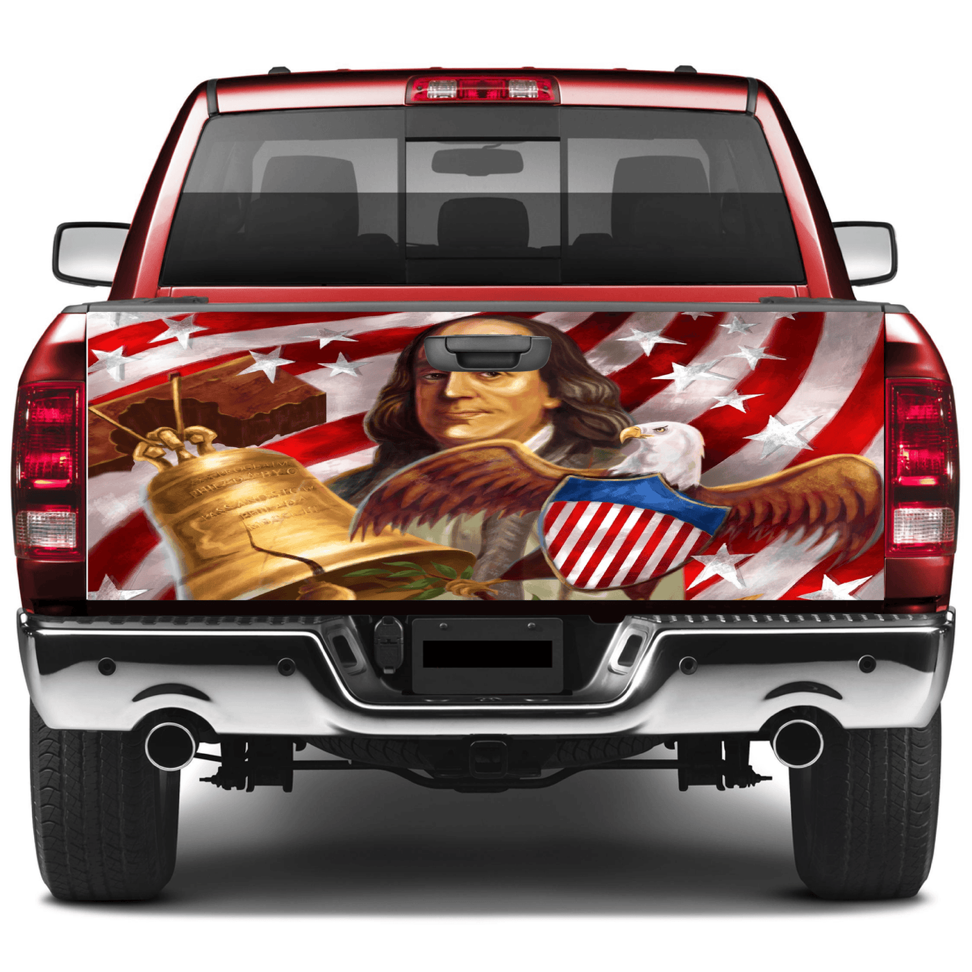 Tailgate Wraps For Trucks Wrap Vinyl Car Decals United States Independence Day SUV Car Sticker