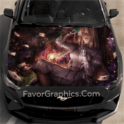 Violet Evergarden Car Decal Vinyl Hood Wrap High Quality Graphic