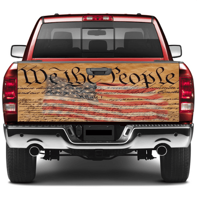 Tailgate Wraps For Trucks Wrap Vinyl Car Decals We The People American SUV Car Sticker