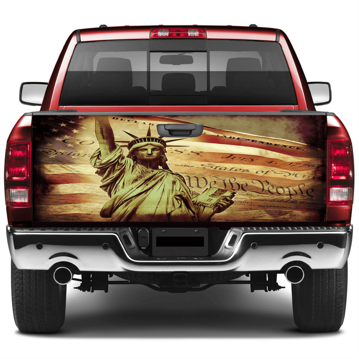 American Flag Tailgate Wrap We The People Wraps For Trucks Wrap Vinyl Car Decals SUV Sticker
