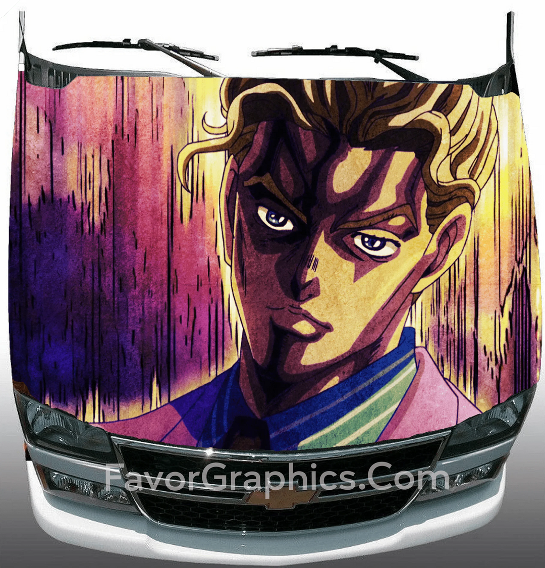 _rebornsticker_様オーダーページ Jojo's Bizarre Adventure Yoshikage Kira Car Decal Vinyl Hood Wrap