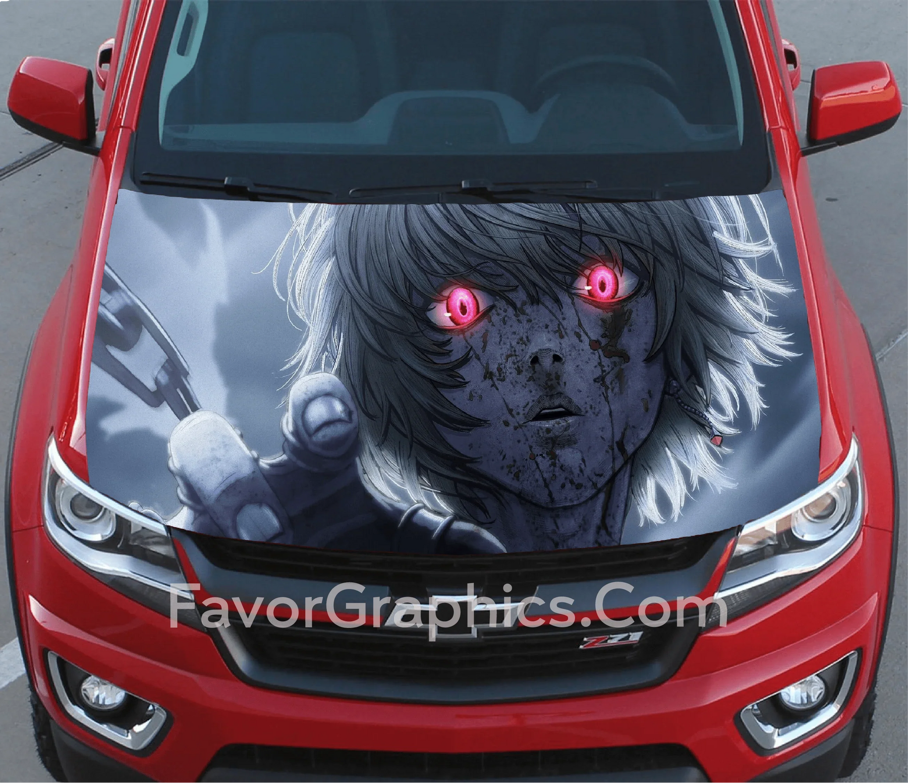 Hunter x Hunter Kurapika Car Decal Vinyl Hood Wrap – Favor Graphics