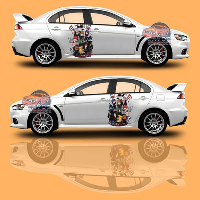 Akatsuki Naruto Itasha Car Door Decal, Vinyl Sticker