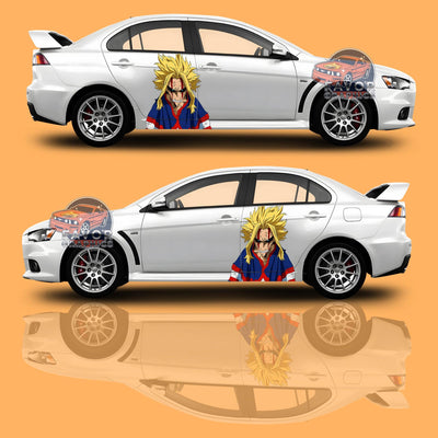 Toshinori Yagi My Hero Academia Itasha Car Door Decal, Vinyl Sticker