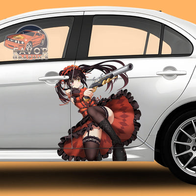 Kurumi Tokisaki Date A Live Itasha Car Door Decal, Vinyl Sticker