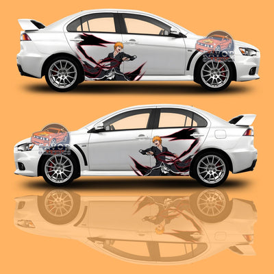 Kurosaki Ichigo Bleach Car Door Decal, Vinyl Sticker